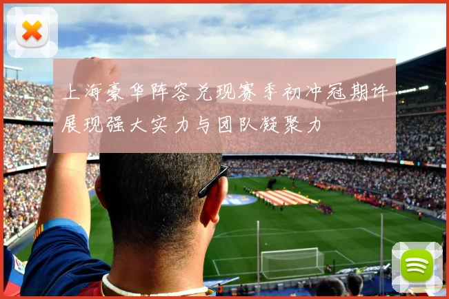 上海豪华阵容兑现赛季初冲冠期许展现强大实力与团队凝聚力